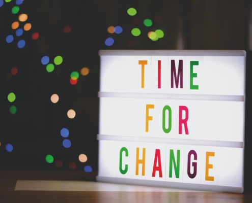 It's always time for change